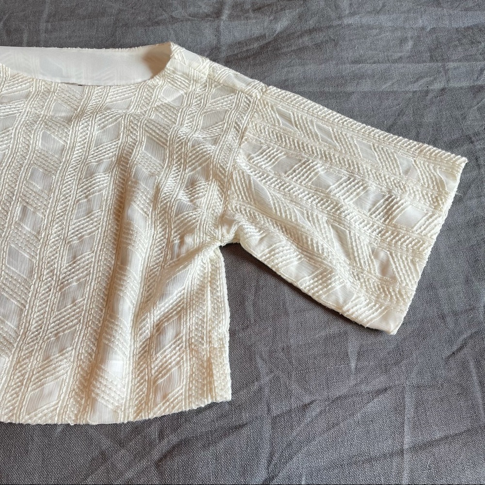 7 FOR ALL MANKIND Top With Embroidery